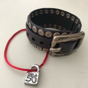 Uno de 50 leather bracelet